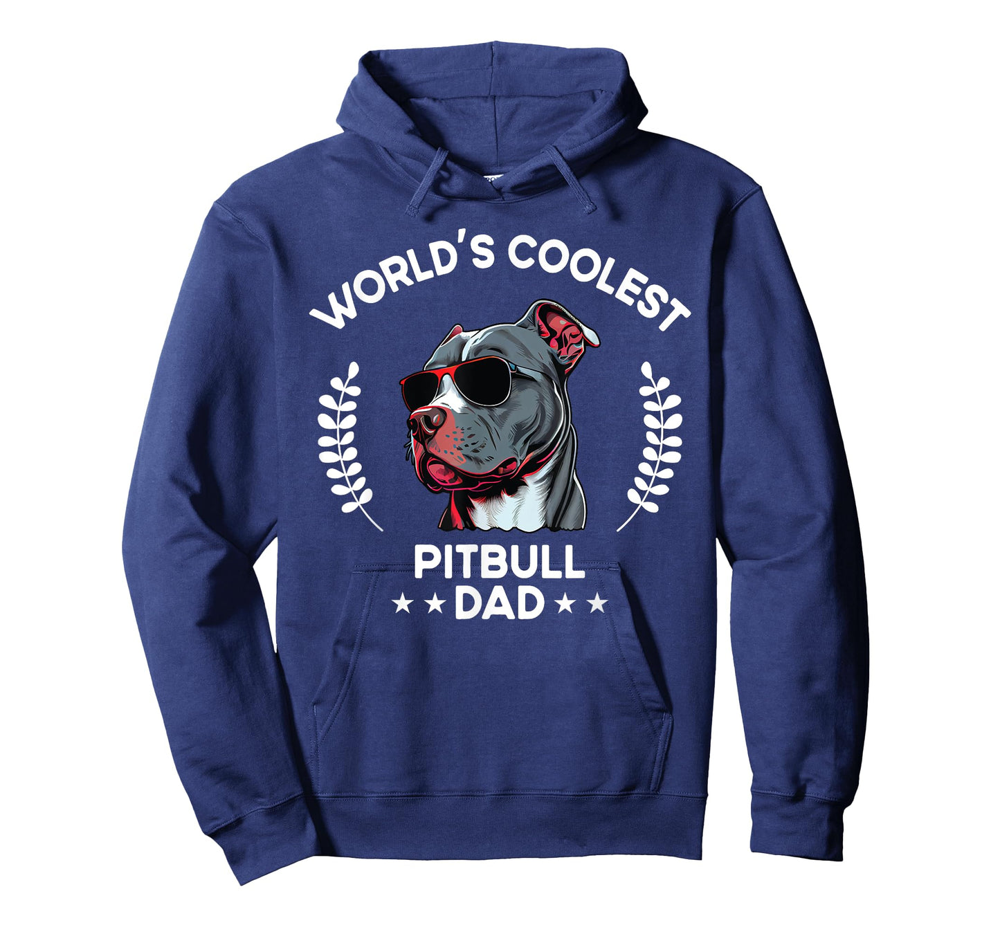 World's Coolest Dog Dad Papa - Men Pitbull T-Shirt