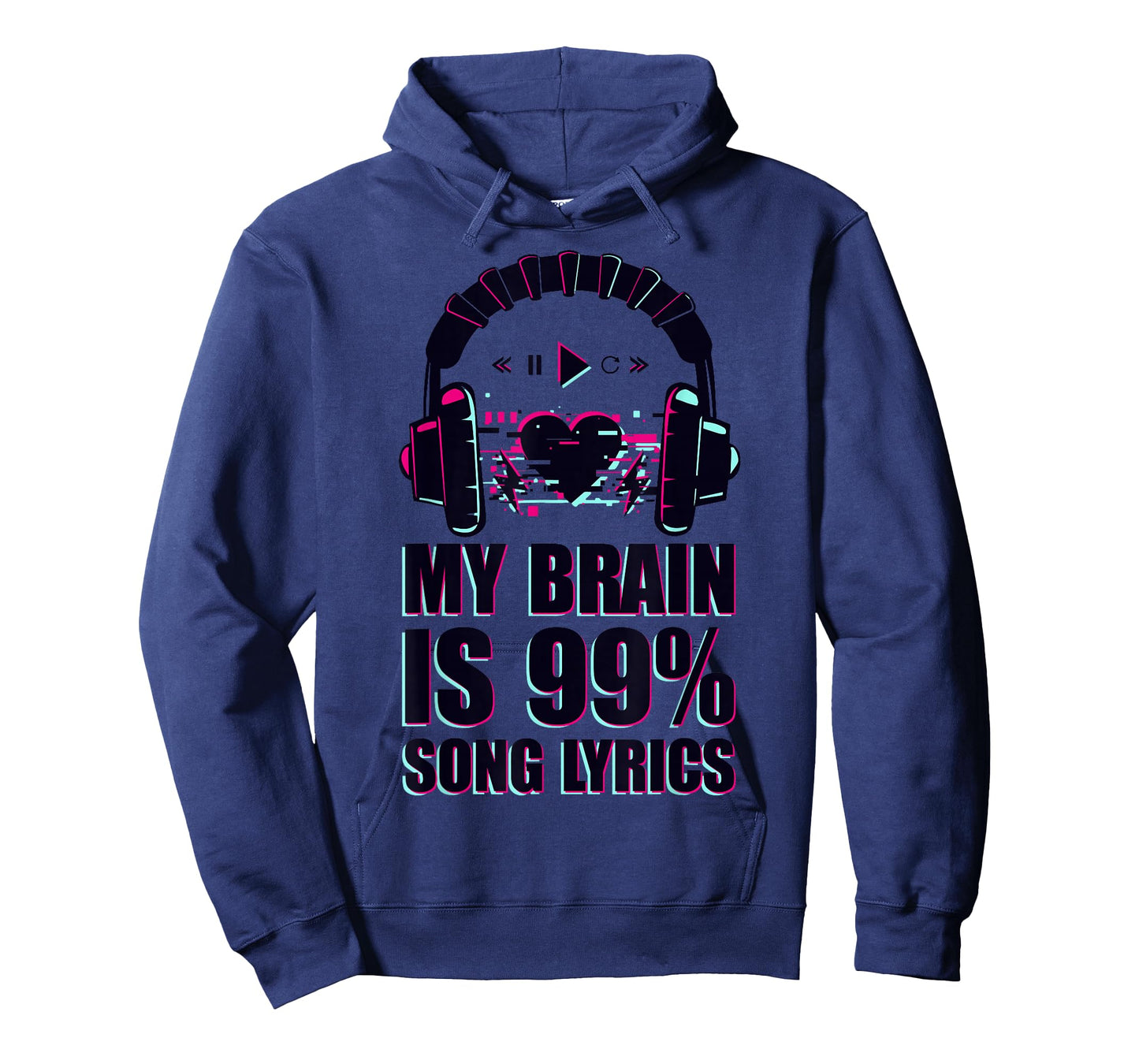 My Brain is 99% Song Lyrics Funny & Cool T-Shirt