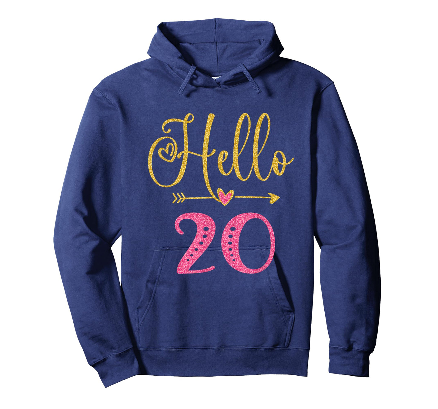 Hello 20 Years Old Girl 20th Birthday T-Shirt