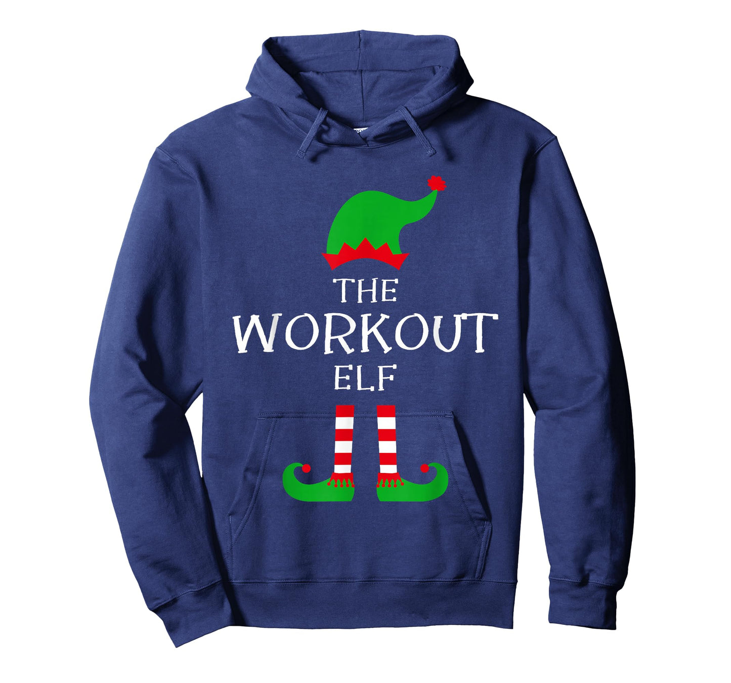 The Workout Elf Matching Family Group Idea Funny Christmas T-Shirt