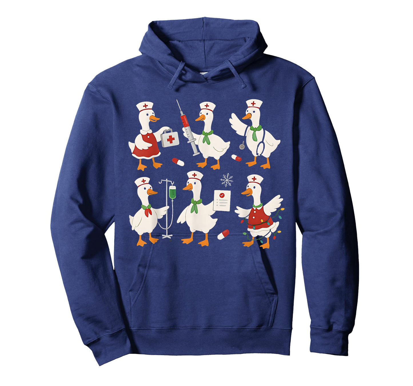 Goose Nurse Christmas Funny Holiday Medical for RN LPN NP T-Shirt