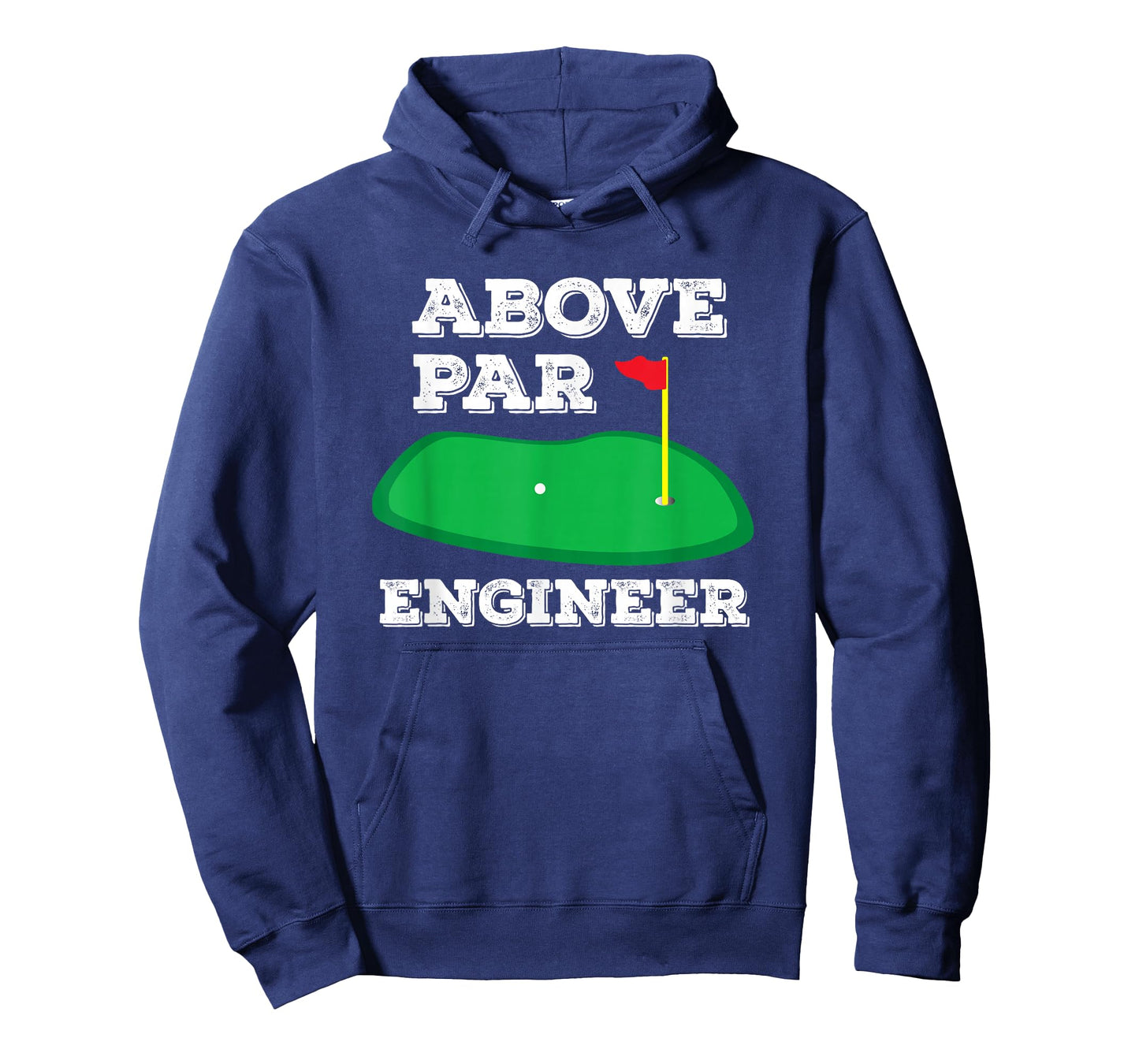 Golf Pun Above Par Engineer Father's Day Golfing Gifts Men T-Shirt