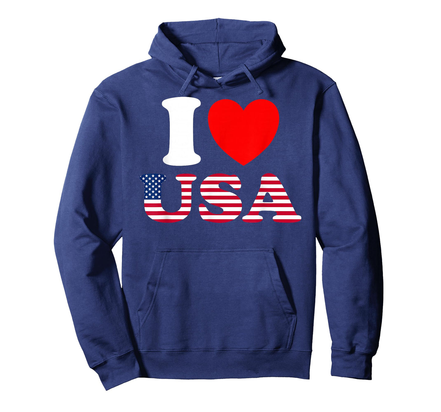 I Heart USA, I Love USA - Fun United States of America T-Shirt