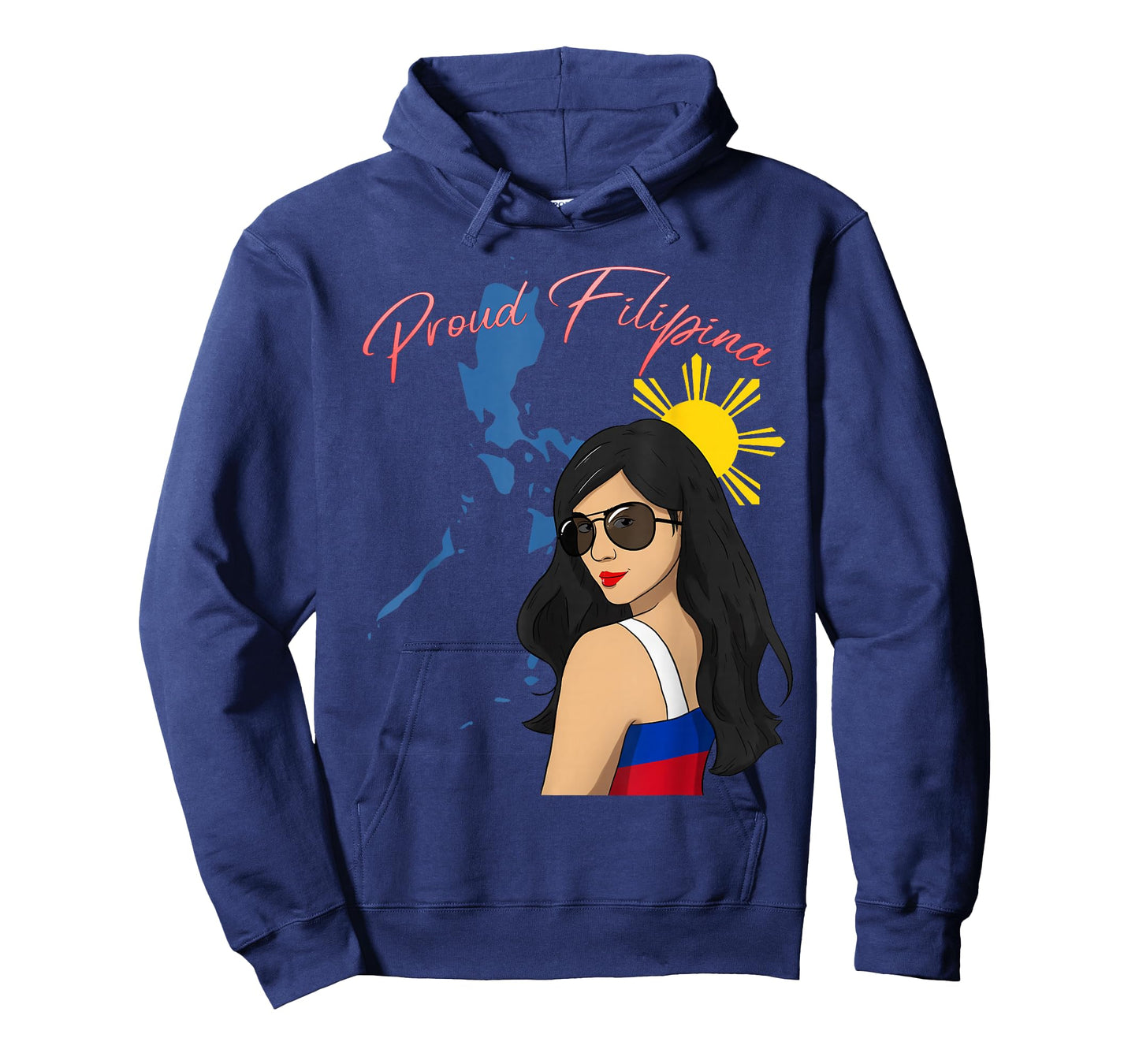 Philippines Girl Pinay Proud Filipina Filipino Flag Day T-Shirt