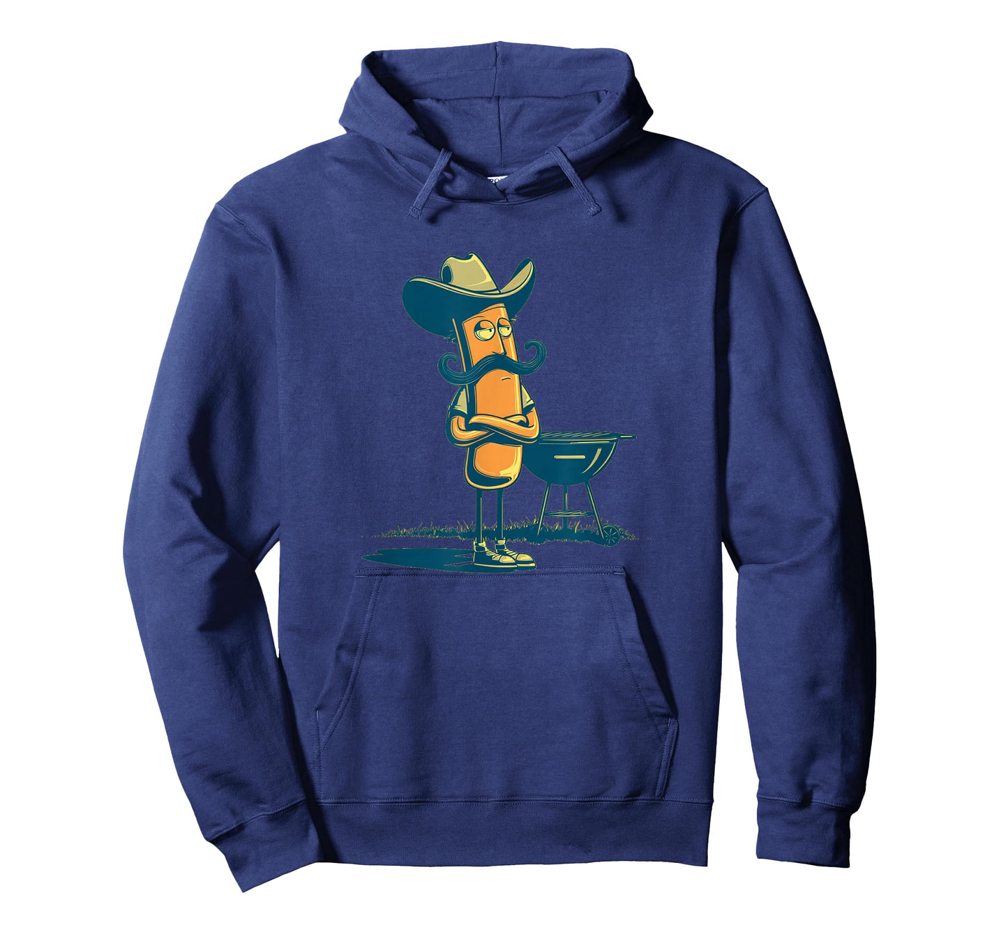 Funny Weenie Barbecue for Mustache and Hotdog Lovers T-Shirt