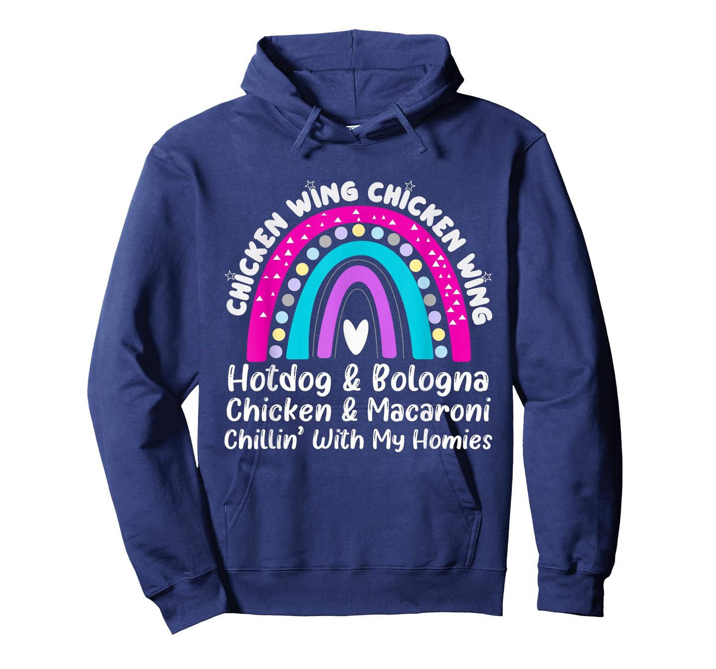 Viral Chicken Wing Chicken Wing Hot Dog Bologna Song Lyric T-Shirt