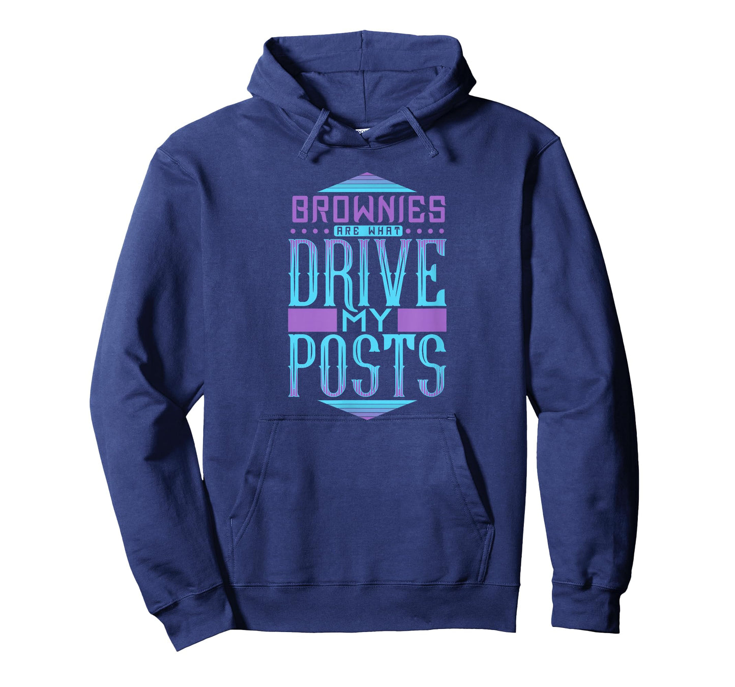 Brownies are What Drive My Posts Funny Blogging Quotes T-Shirt