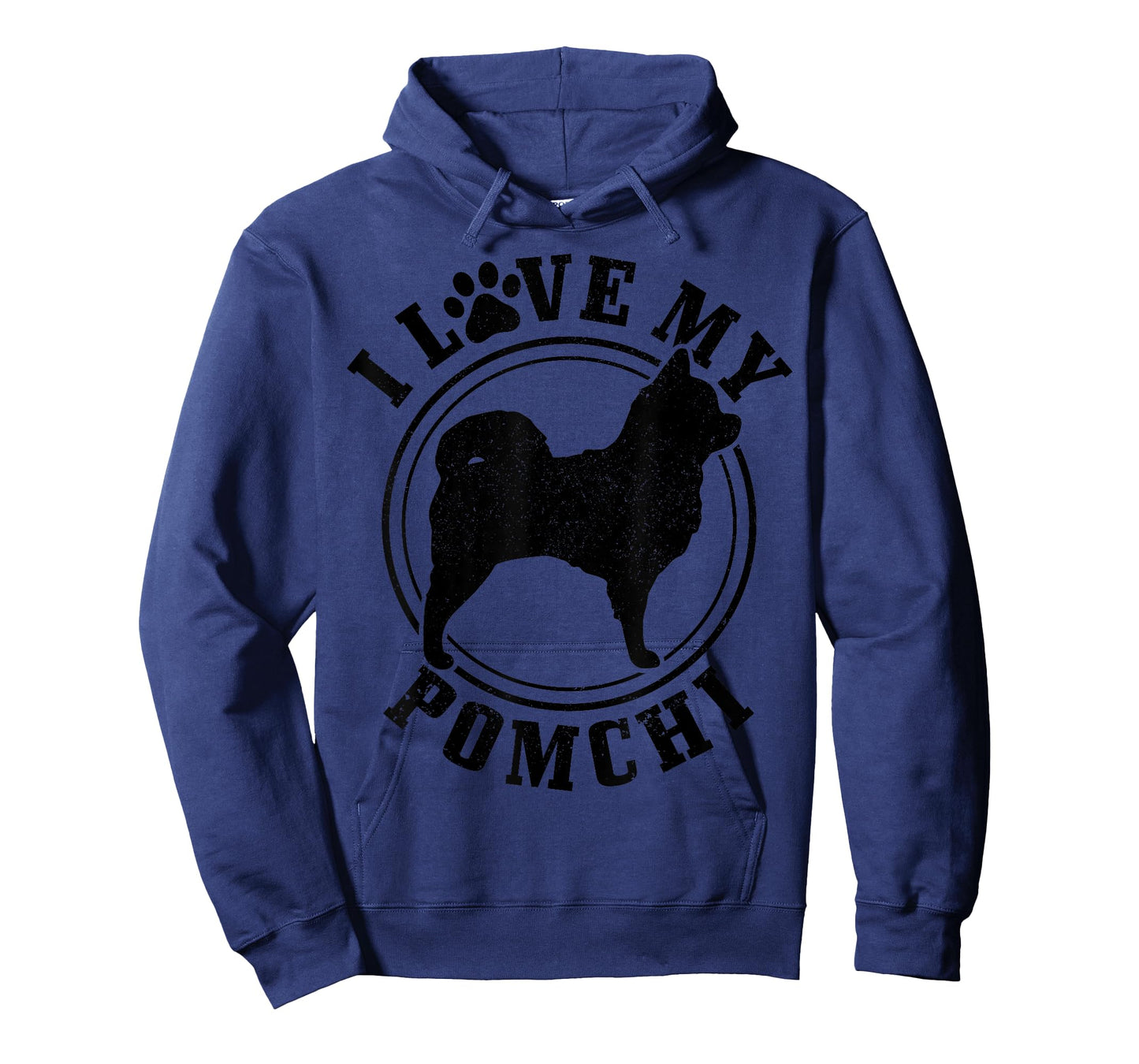 Pomchi Dog I Love My Pomchi Mom Dad Men Women T-Shirt