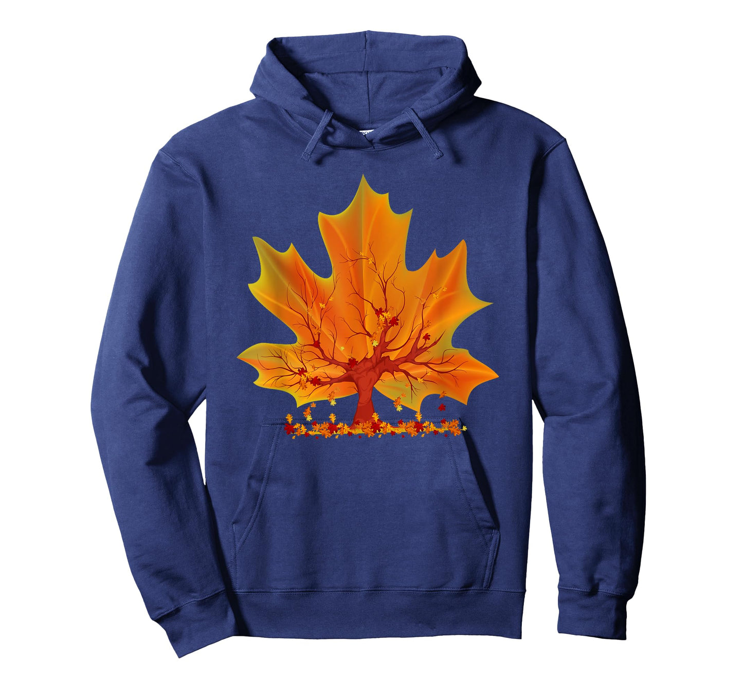Maple Leaf Autumn Tree Orange Fall Leaves Season Canadian T-Shirt