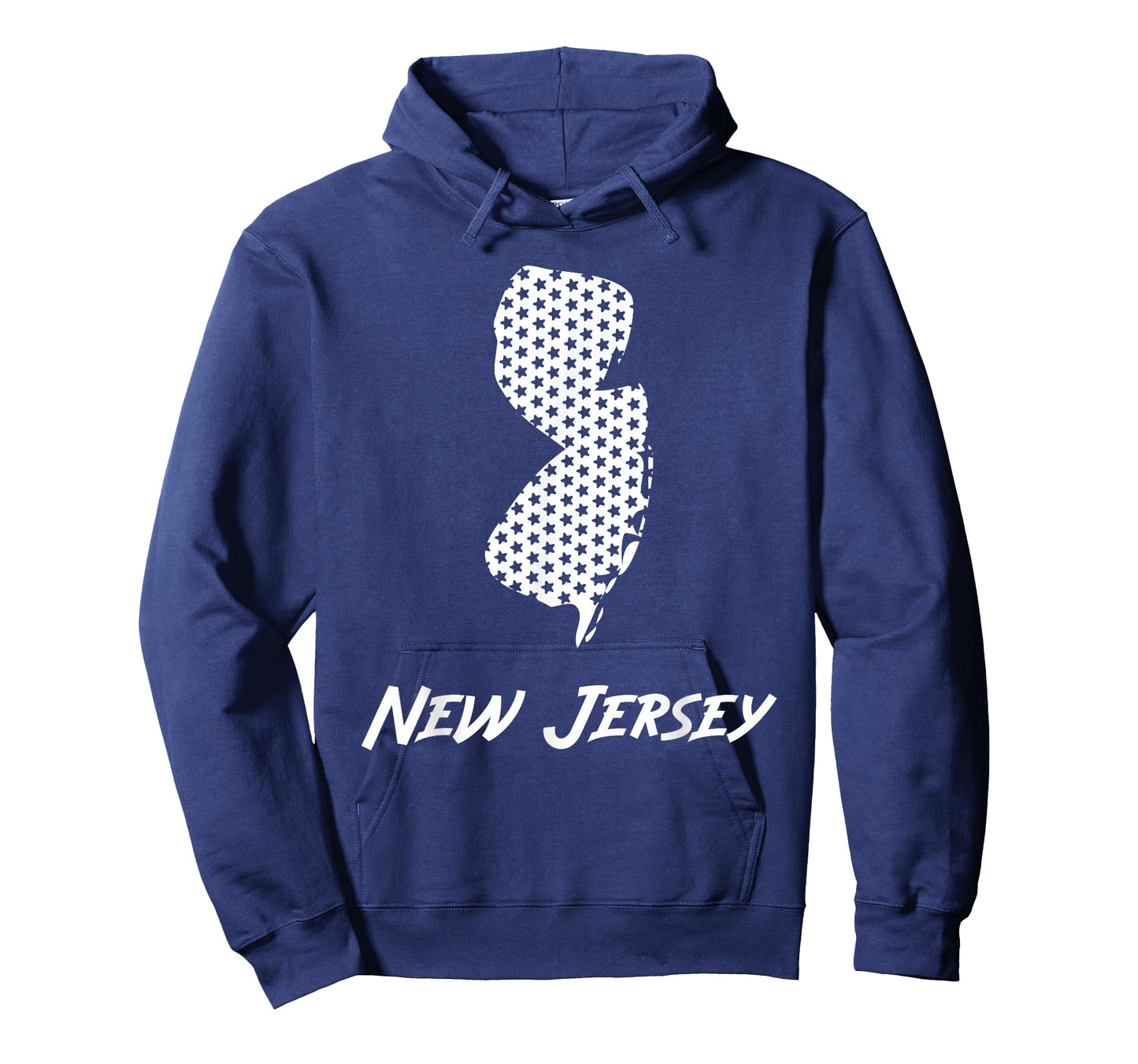 New Jersey USA State Outline Stars Vintage Retro Design T-Shirt