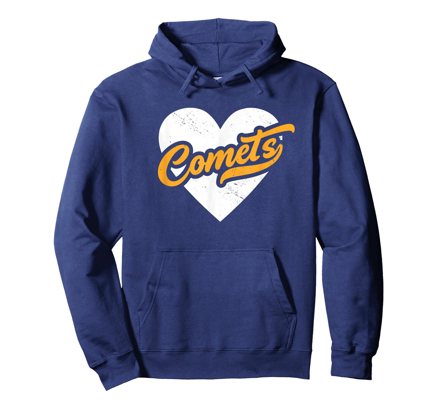 Vintage Comets High School Go Comets Pride Heart T-Shirt