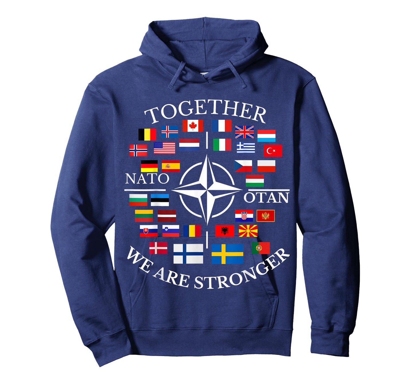 NATO OTAN with Finland and Sweden together we are stronger T-Shirt