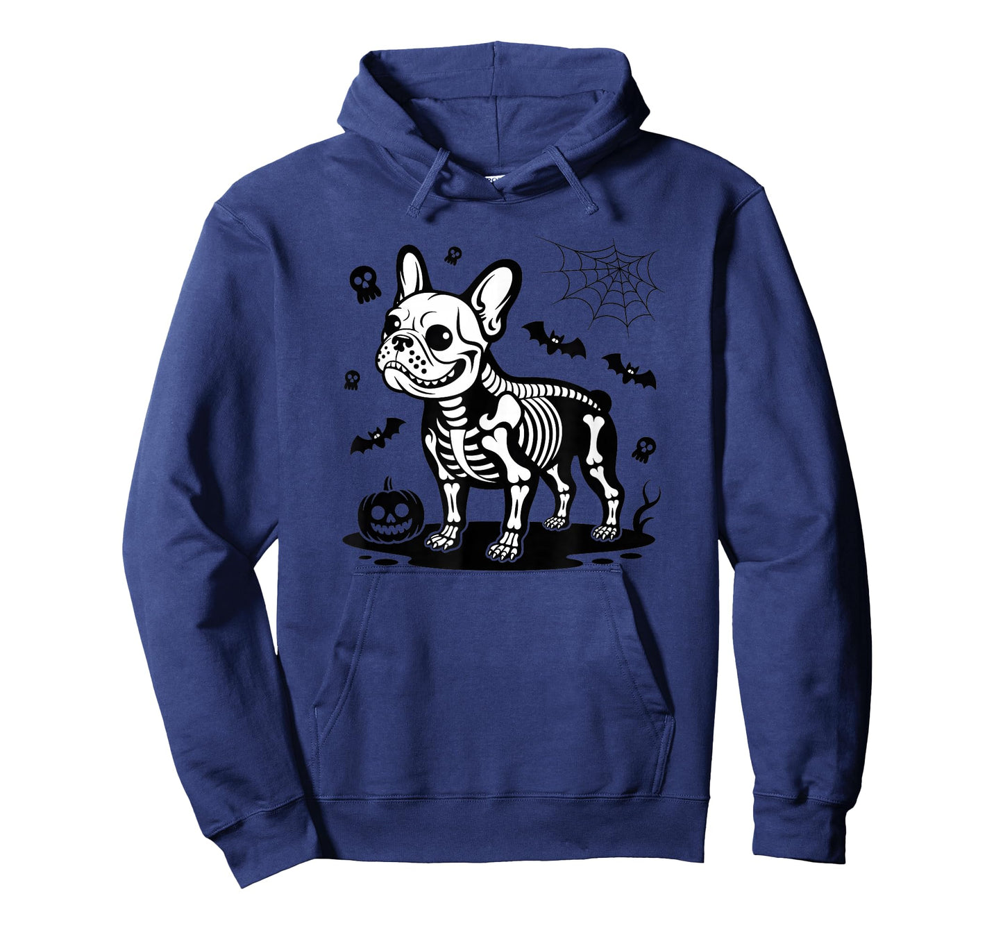 Spooky French Bulldog Skeleton Halloween Dog Bones Frenchie T-Shirt