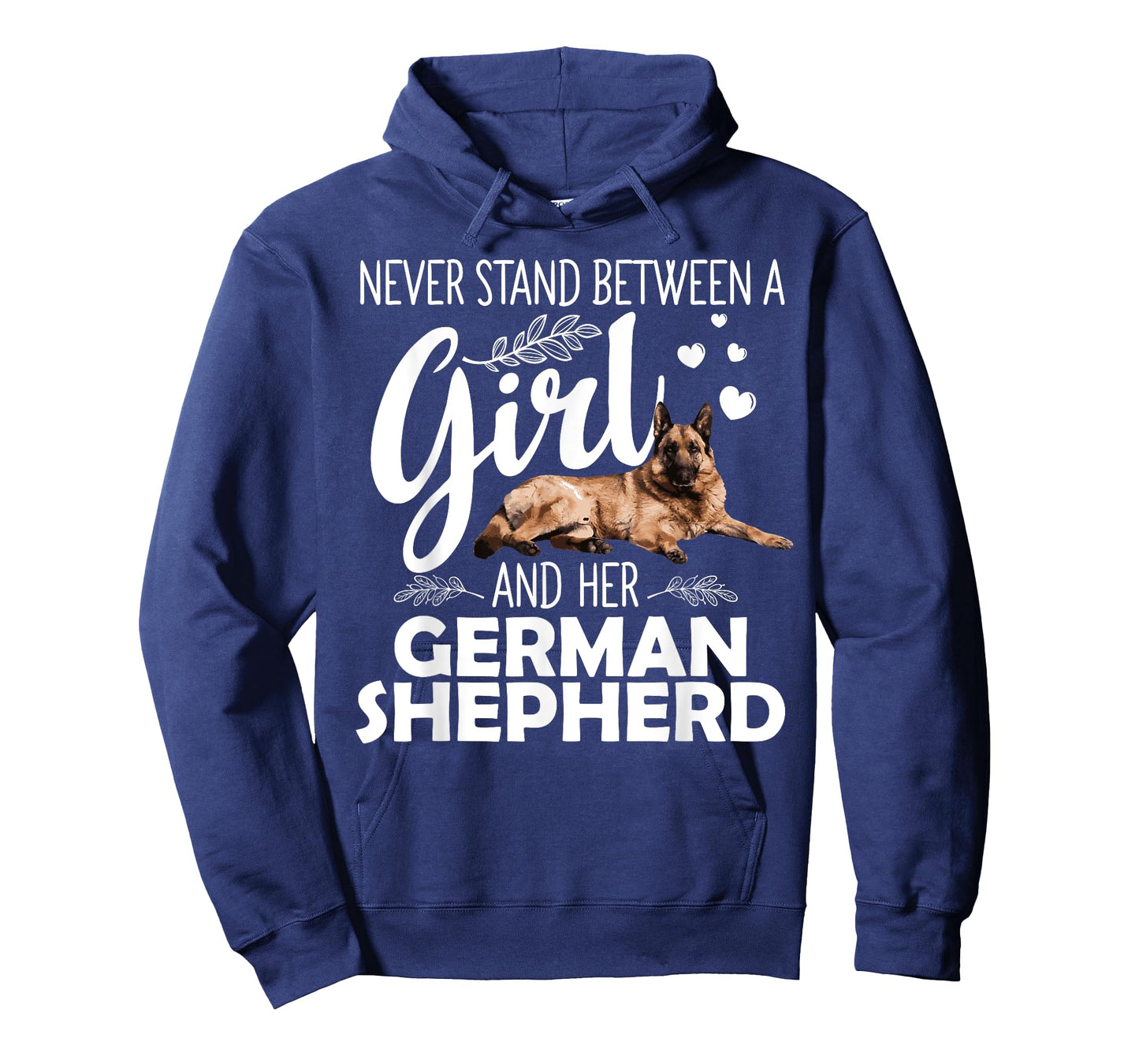 Funny German Shepherd Art For Girls Women Pet Dog Lovers T-Shirt