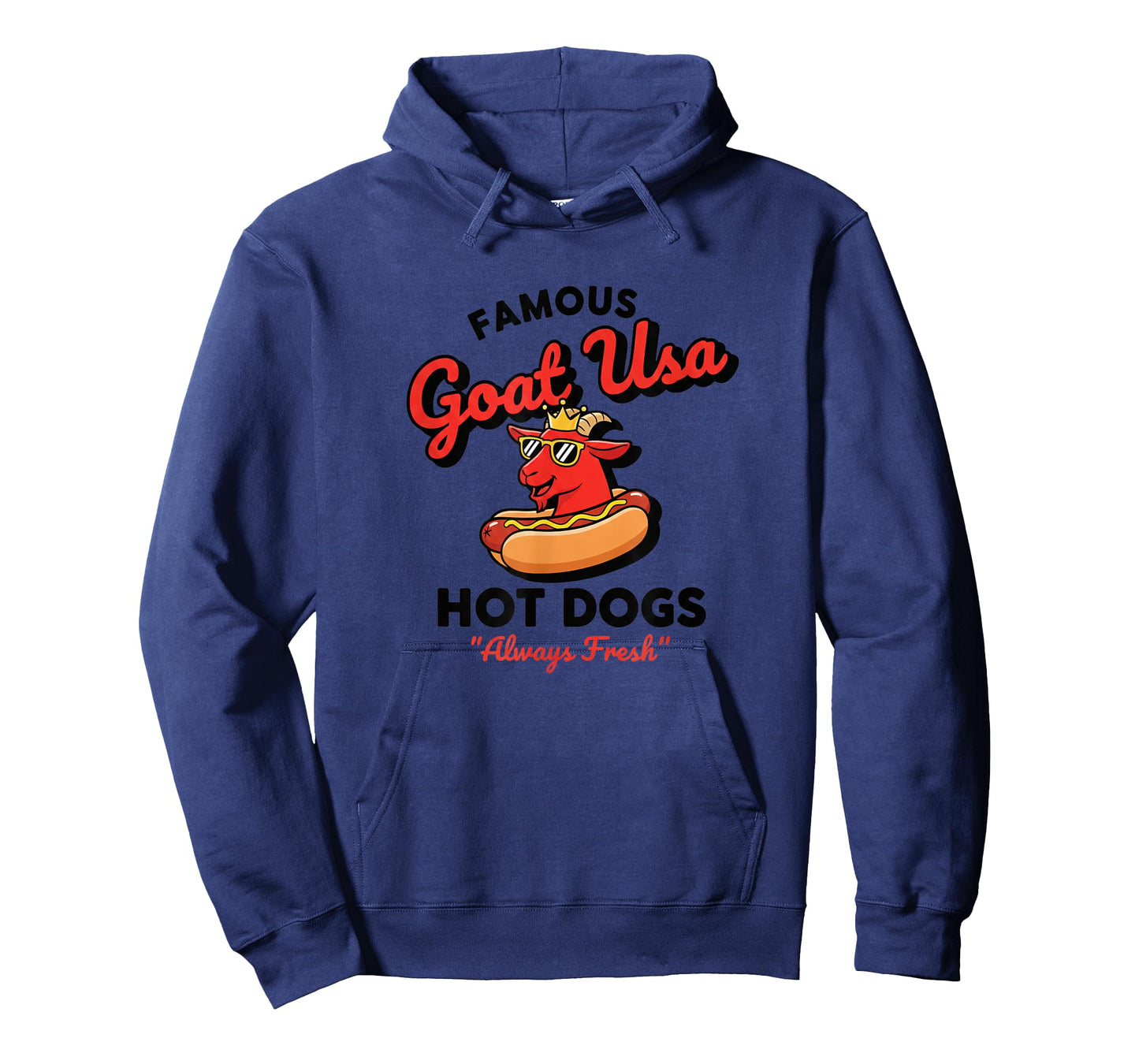 USA Famous Goat USA Hot Dogs, Funny American BBQ & 4th of T-Shirt