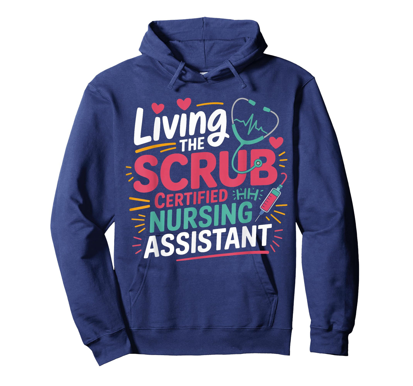 Living The Scrub Life Certified Nursing Assistant CNA Women T-Shirt