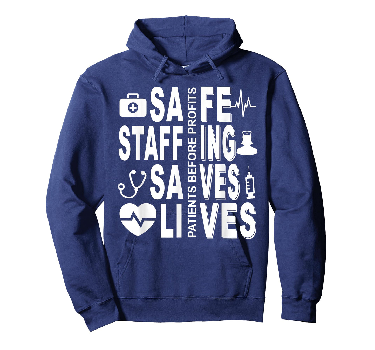 Nurses Strike Save Nursing Support Safe Staffing Saves Lives T-Shirt