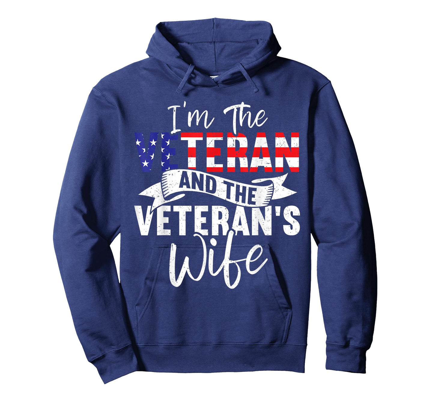 The Veteran & The Veteran's Wife Proud American Veteran Wife T-Shirt