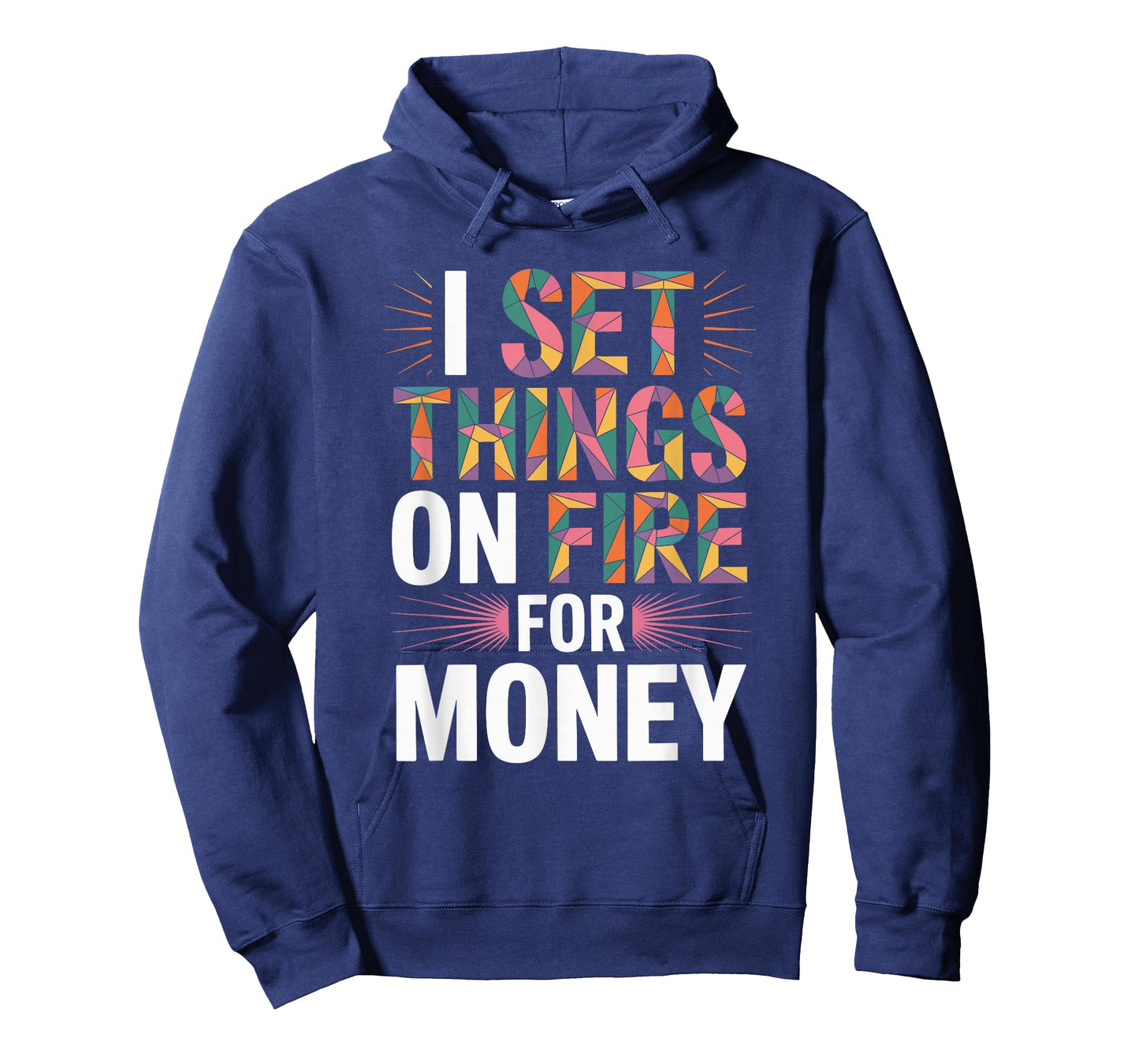 I Set Things On Fire for Money, Stained Glass Mosaic Artist T-Shirt