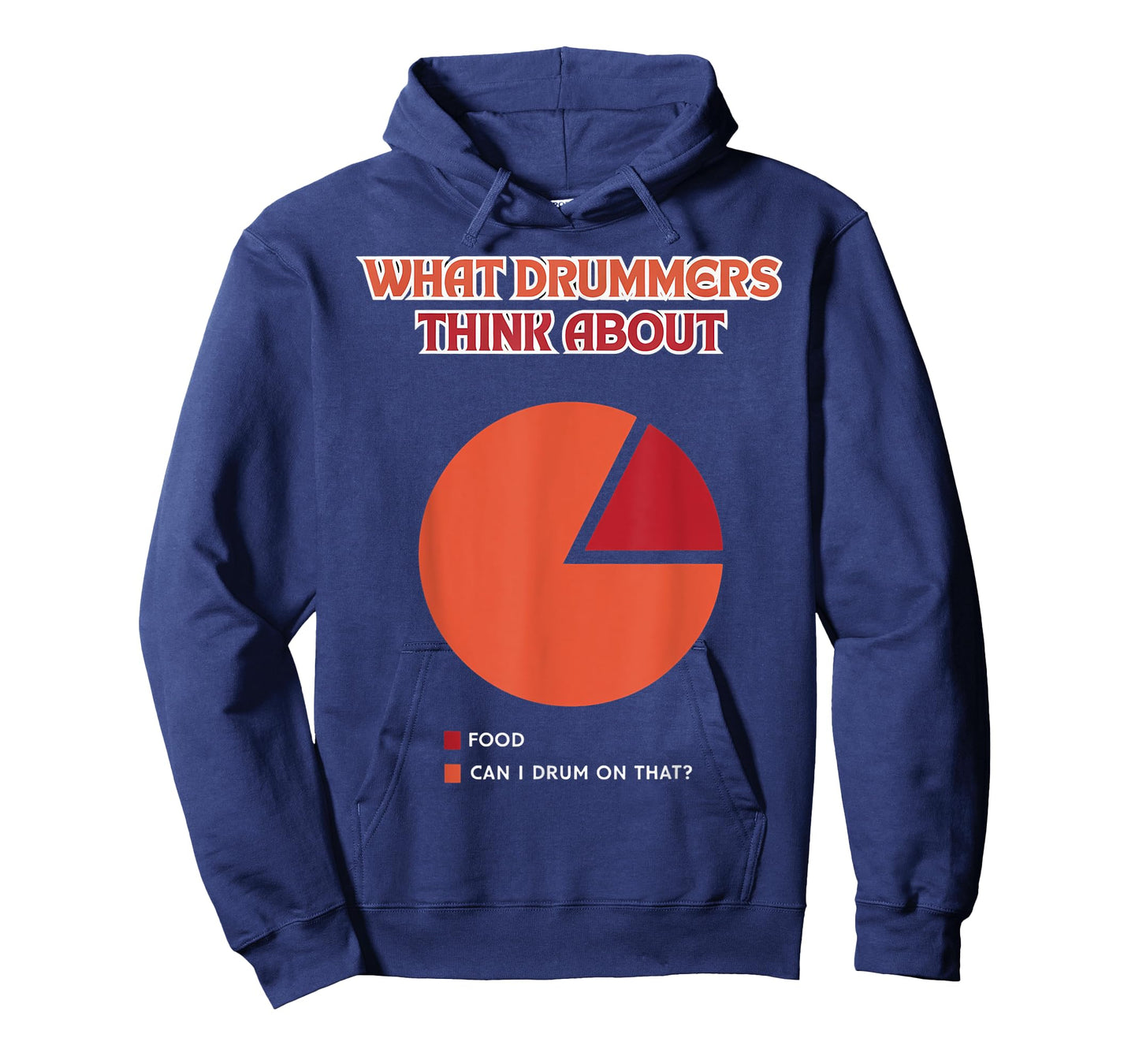 Drummers Think About Drumline Percussionist Drumming Drummer T-Shirt