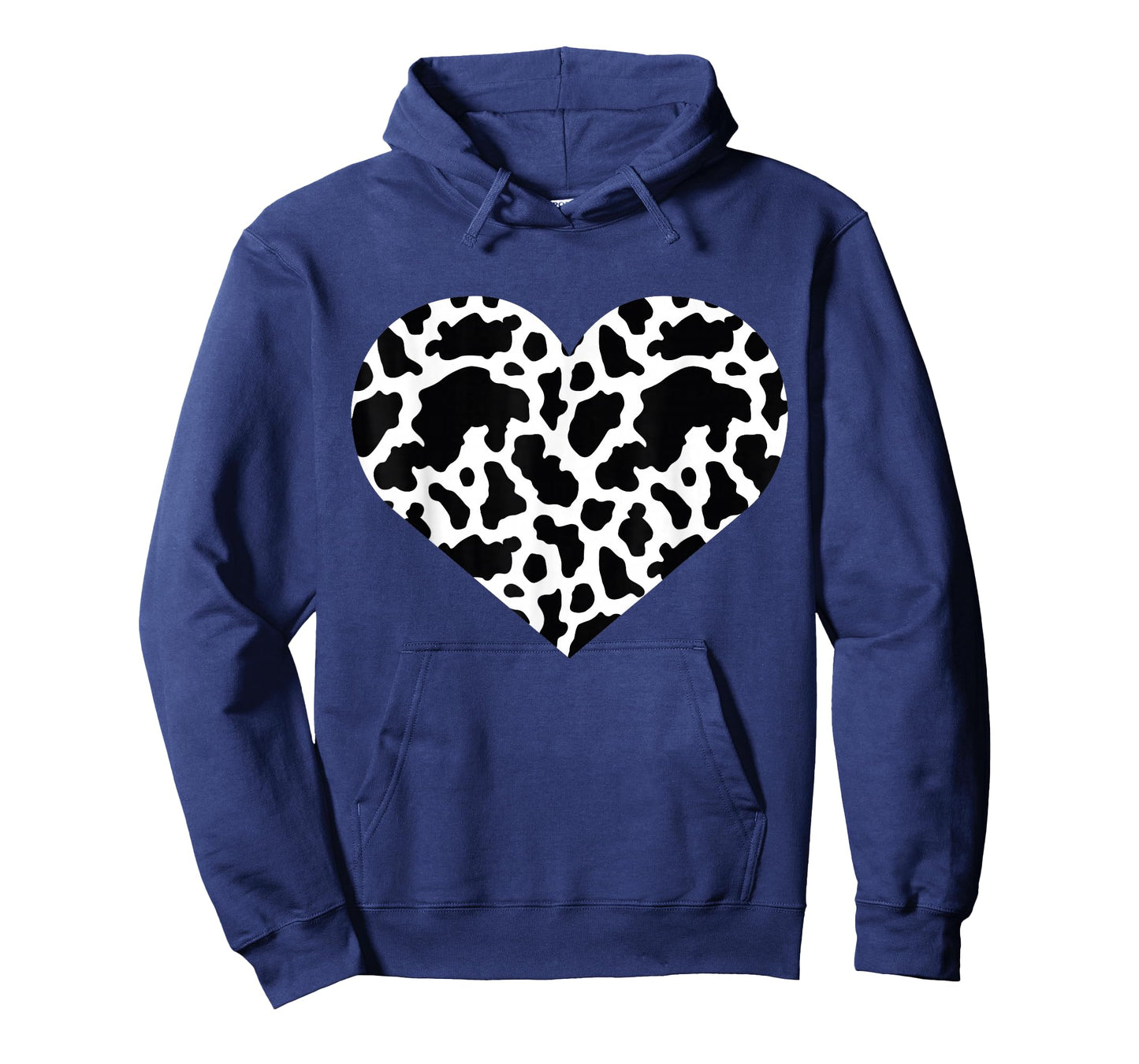 Cow Heart Pattern Funny Graphic T-Shirt