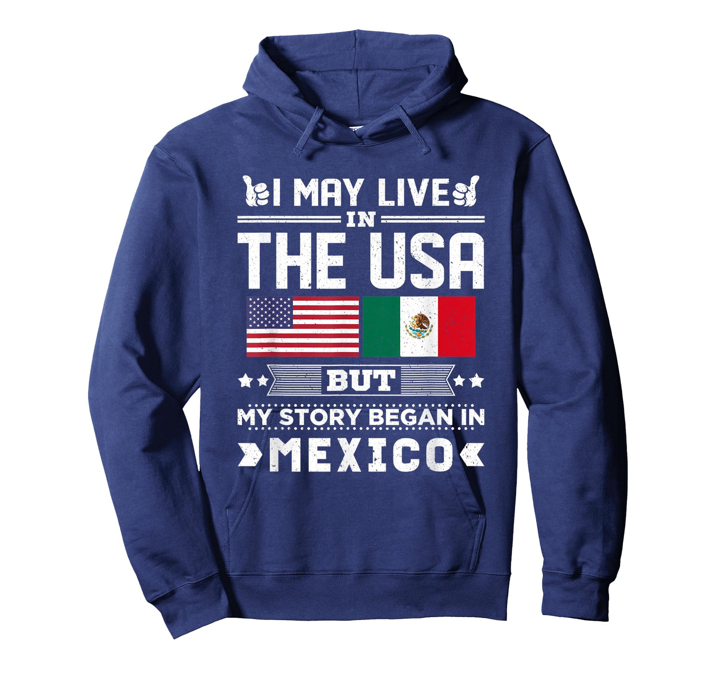 I May Live In USA But My Story Began In Mexico T-Shirt