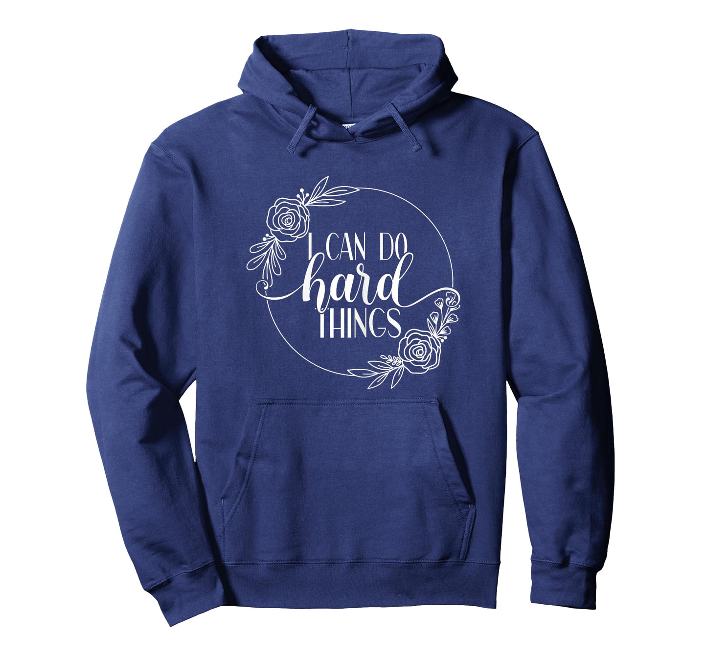 Mela Motivational Workout Designs I Can Do Hard Things Unisex Adult Gym Workout Motivation T-Shirt Black X-Small