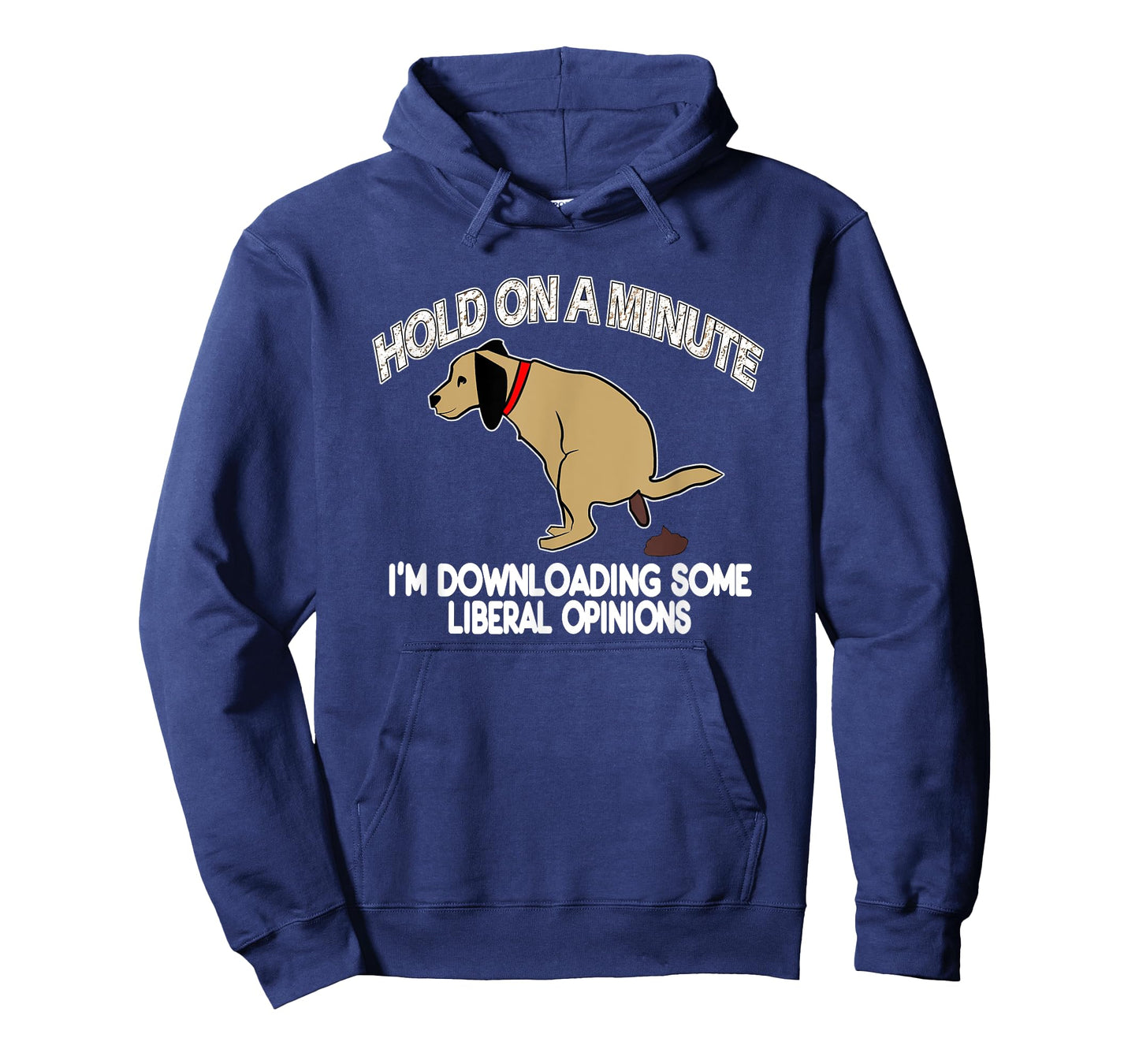 Funny Conservative Politics Liberal Opinions Pooping Dog T-Shirt