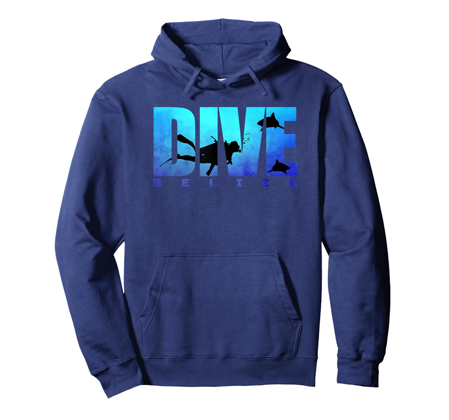 DIVE BELIZE Sharks Scuba Diver Reef Freediving Snorkeling T-Shirt