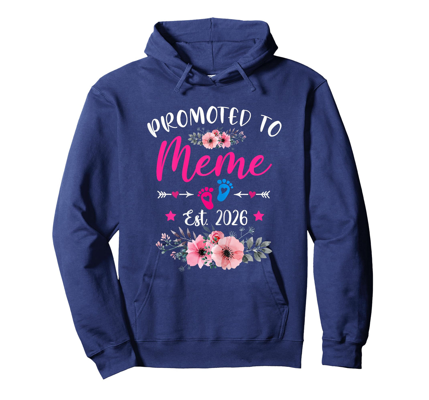 Promoted To Meme Est 2026 Soon To Be Mother's Day Floral T-Shirt
