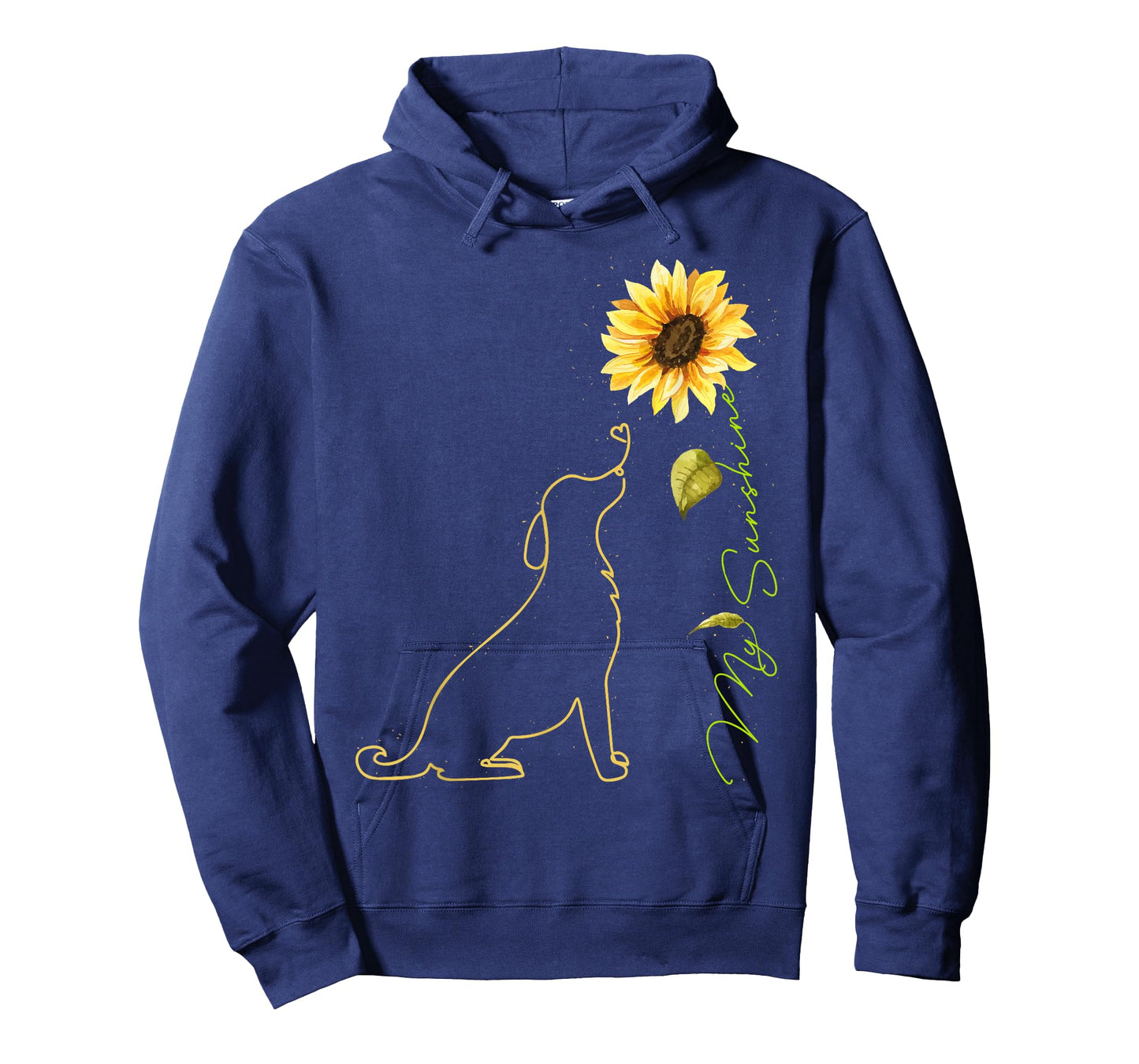 Dog Sunflower, Cute Dog Tees Sunshine Dog Lover | Dog Owner T-Shirt