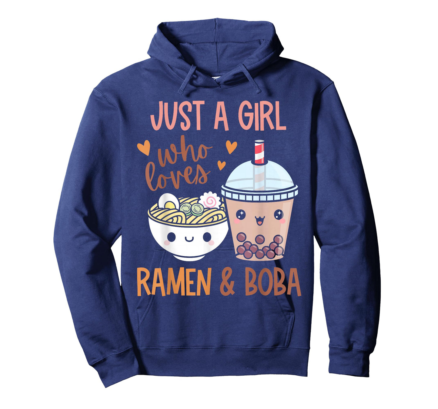 Just A Girl Who Loves Ramen and Boba Bubble Tea Japanese T-Shirt