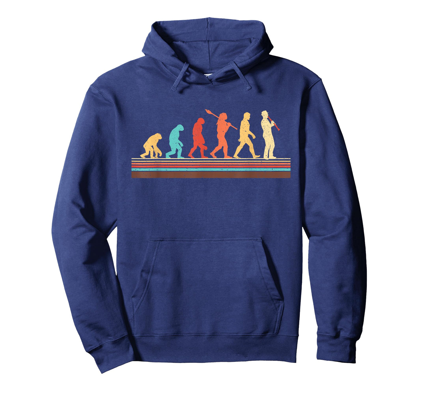 Evolution Of Clarinet Player - Marching Band Player T-Shirt