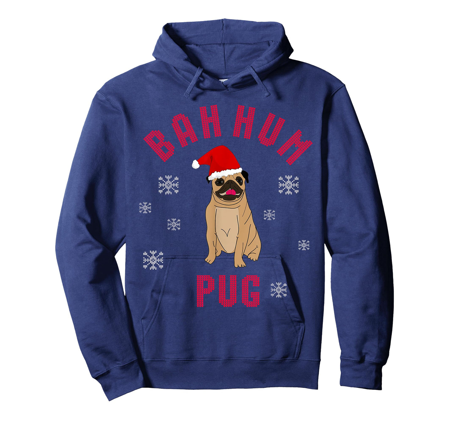 Bah Hum Pug - Funny Novelty Christmas T Shirt