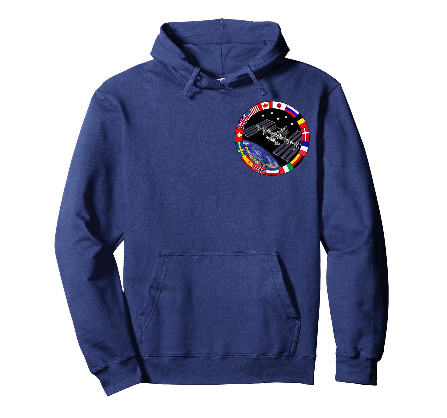 International Space Station T-Shirt NASA ISS Pocket Logo T-Shirt