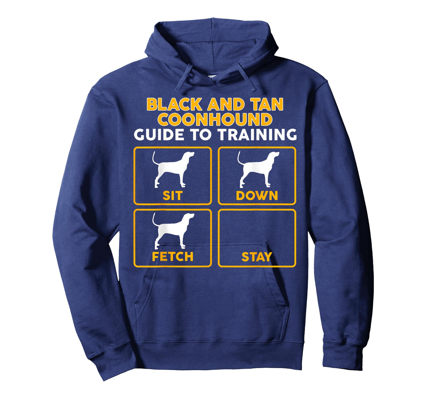 Black and Tan Coonhound T-Shirt | Funny Guide To Training T-Shirt