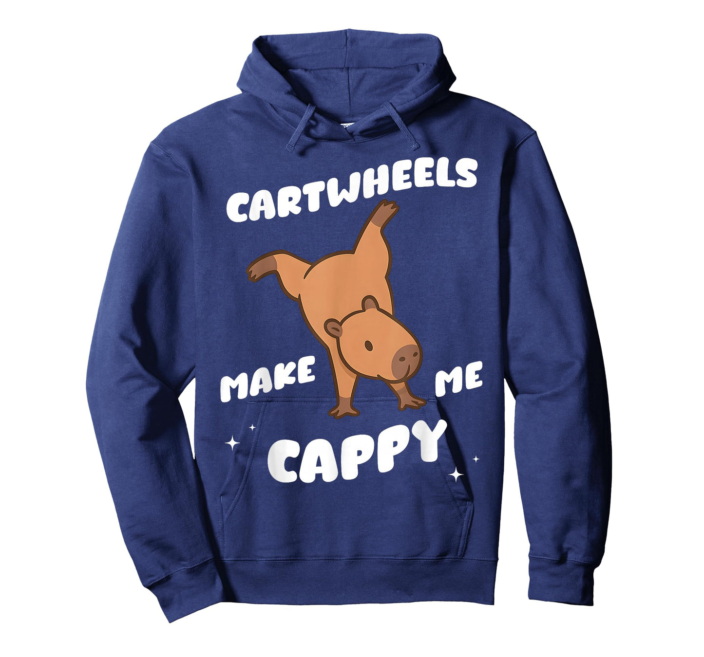 Capybara Cartwheel Gymnastics Tumbling Animal Girls Cute T-Shirt