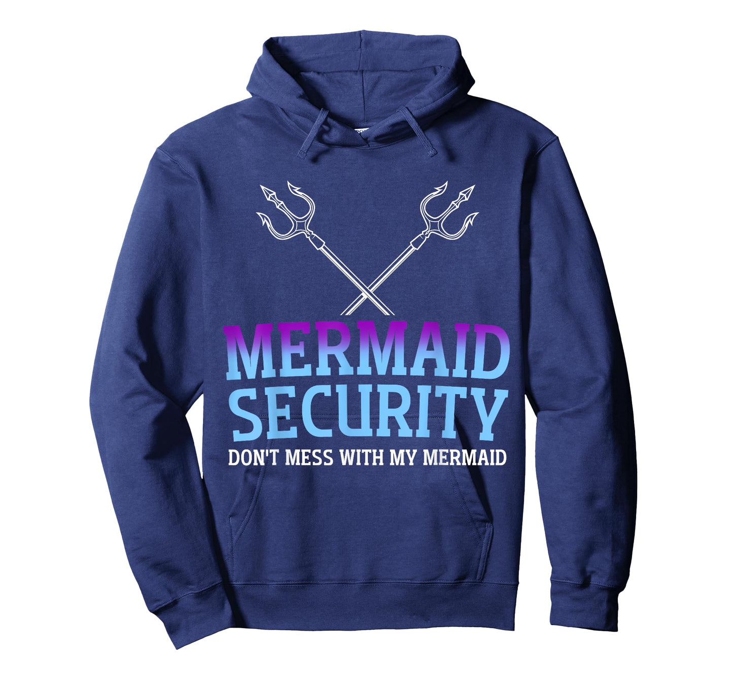 Mermaid Security Mermaid Dad Birthday Merdad Father's Day T-Shirt