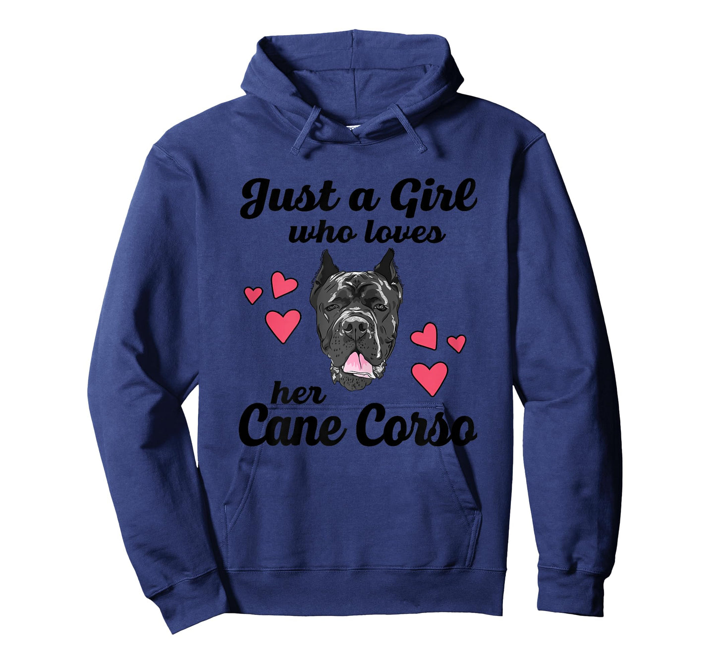 Just A Girl Who Loves Her Cane Corso Funny Dog Mom Womens T-Shirt