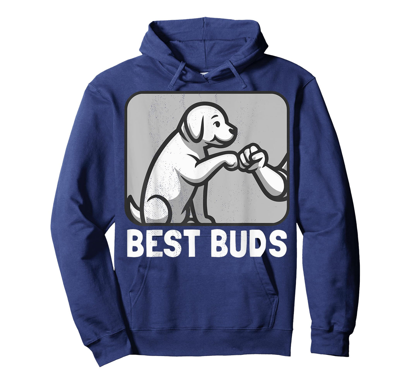 Dog with fist bump. Best buds. T-Shirt