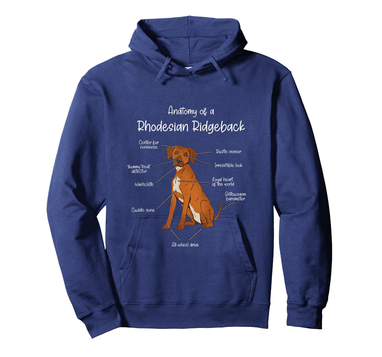 Anatomy of a Rhodesian Ridgeback | Dog Rhodesian Ridgeback T-Shirt