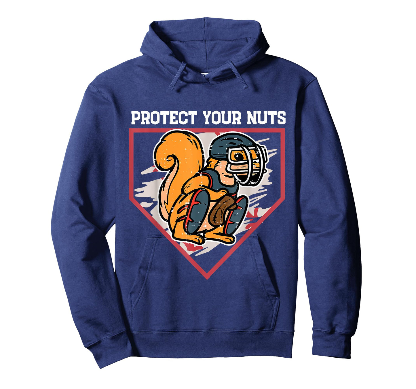 Squirrel Baseball Catcher Protect Your Nuts Boys Kids Men T-Shirt