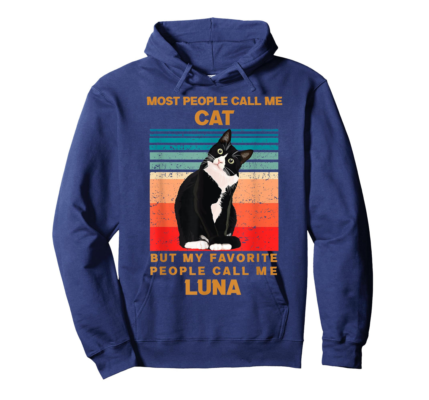 cat name Luna cute black cat my favorite people call Me T-Shirt