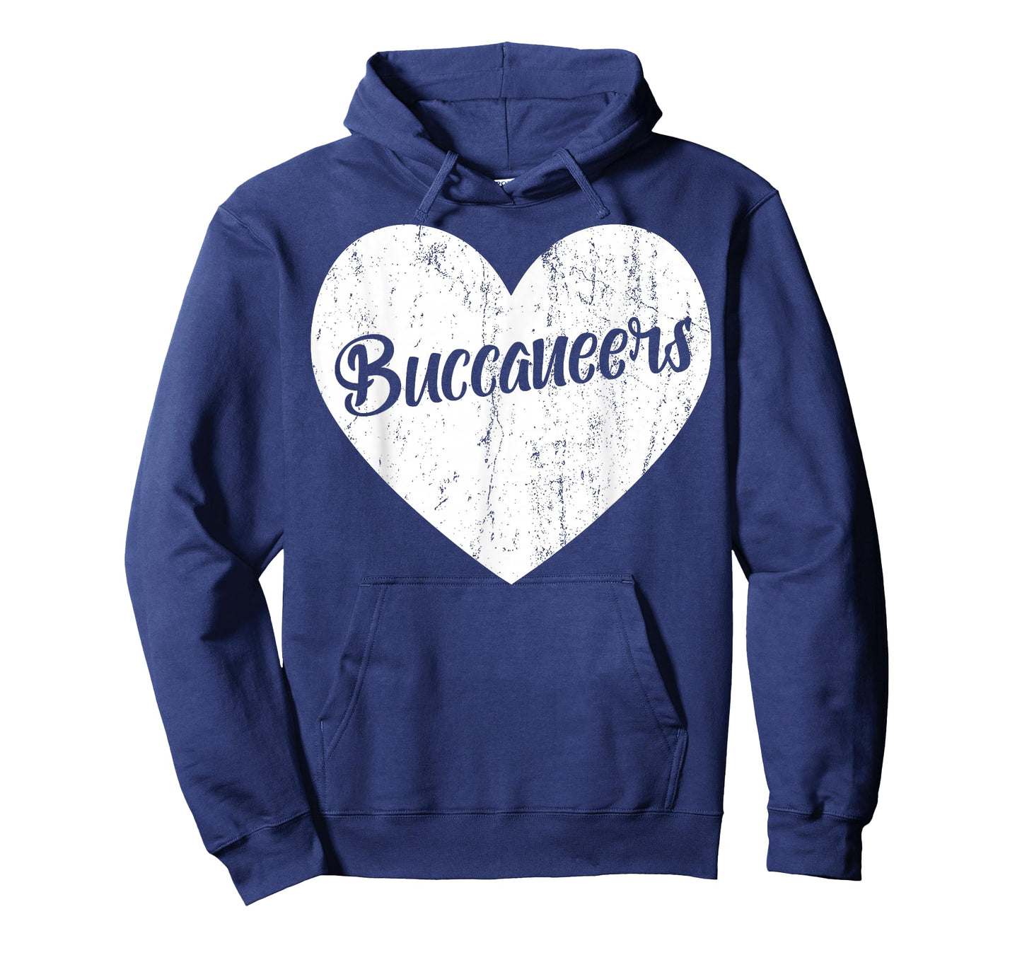 Buccaneer School Sports Fan Team Spirit Mascot Heart Gift T-Shirt