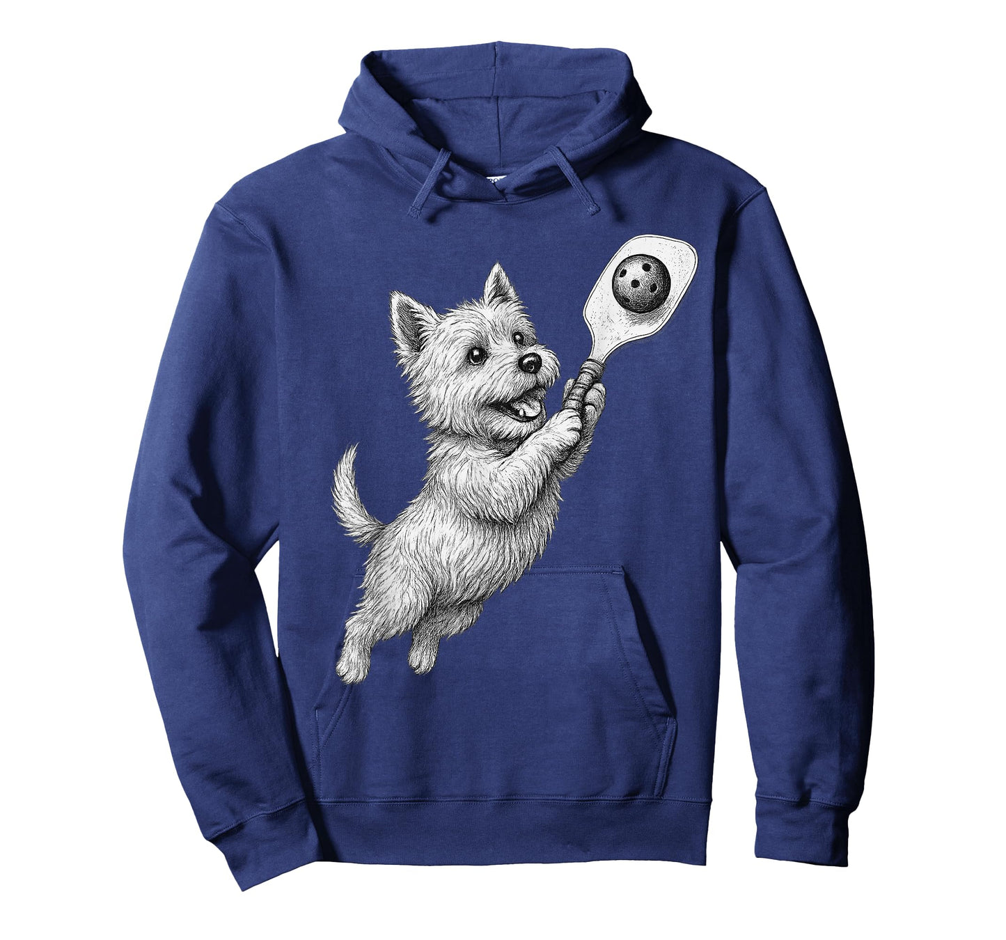 West Highland White Terrier Playing Pickleball Sports Dog T-Shirt