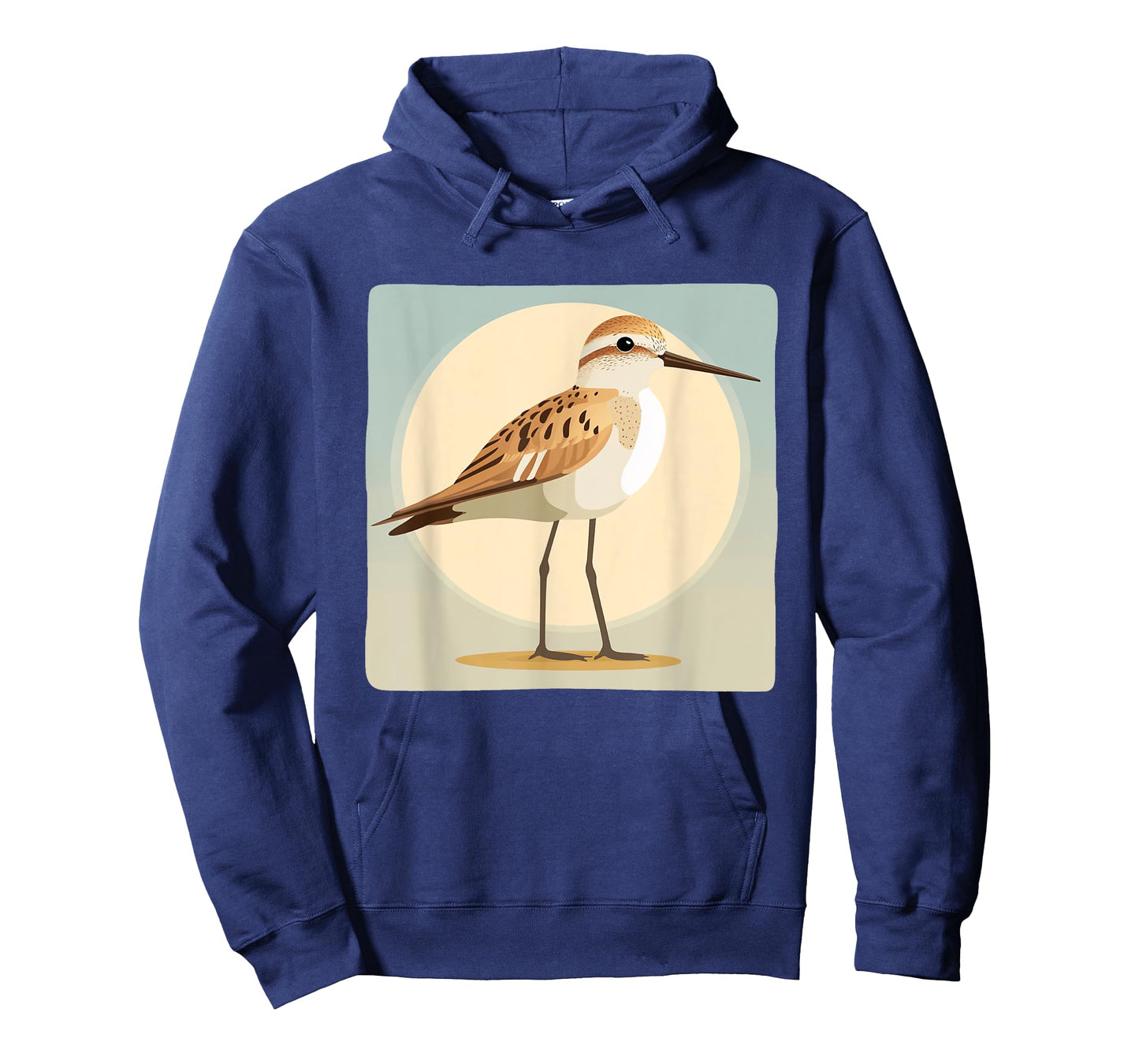 Funny Sandpiper Bird Strolling Along the Shore T-Shirt