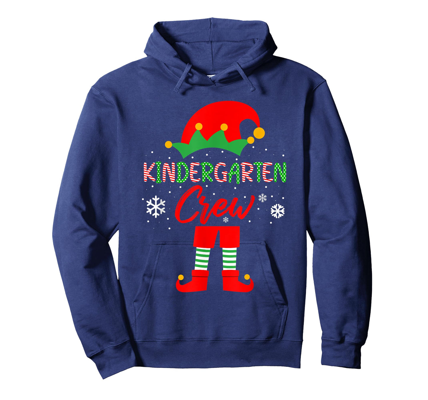 Kinder Crew T-Shirt Christmas Kindergarten Teacher Matching T-Shirt