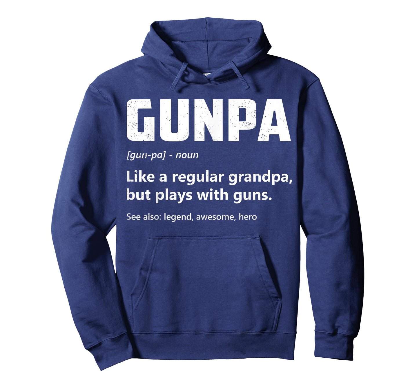 Gunpa Definition Funny Gun Lover Grandpa Pro Gun Enthusiast T-Shirt