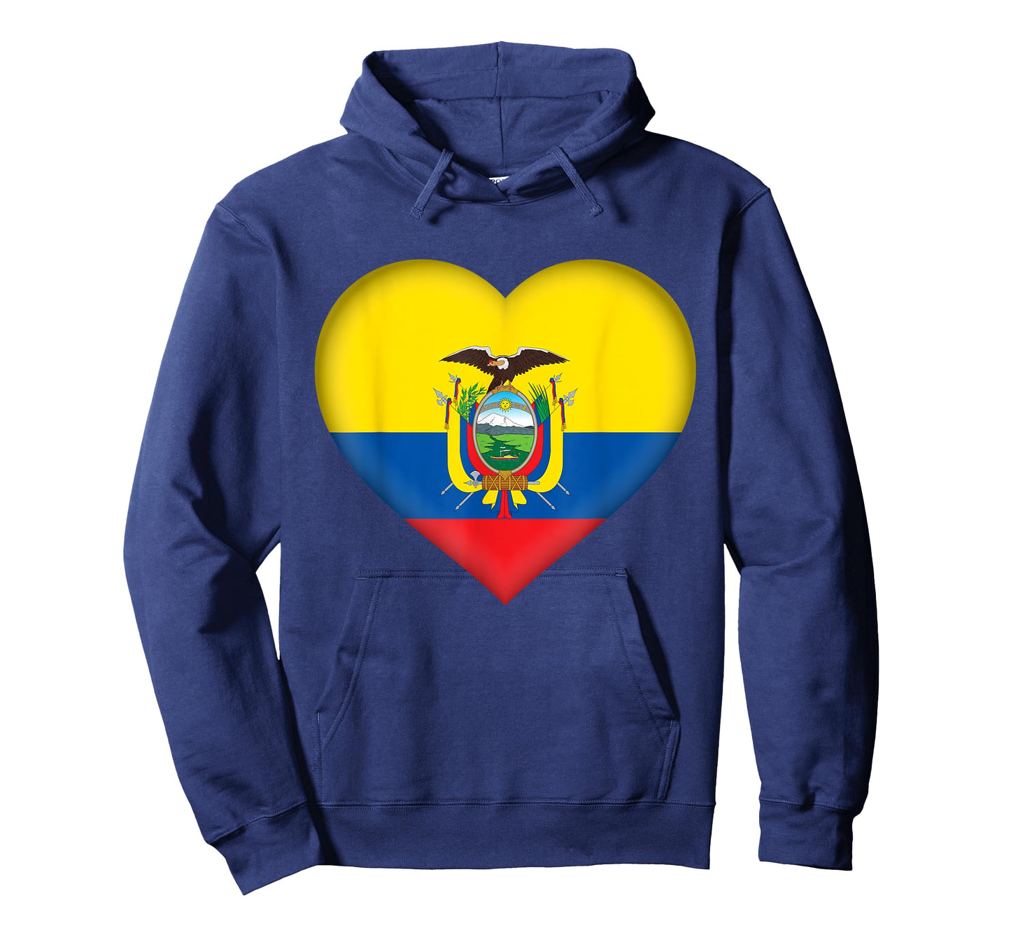 I Love Ecuador | Ecuadorian Flag Heart Outfit T-Shirt