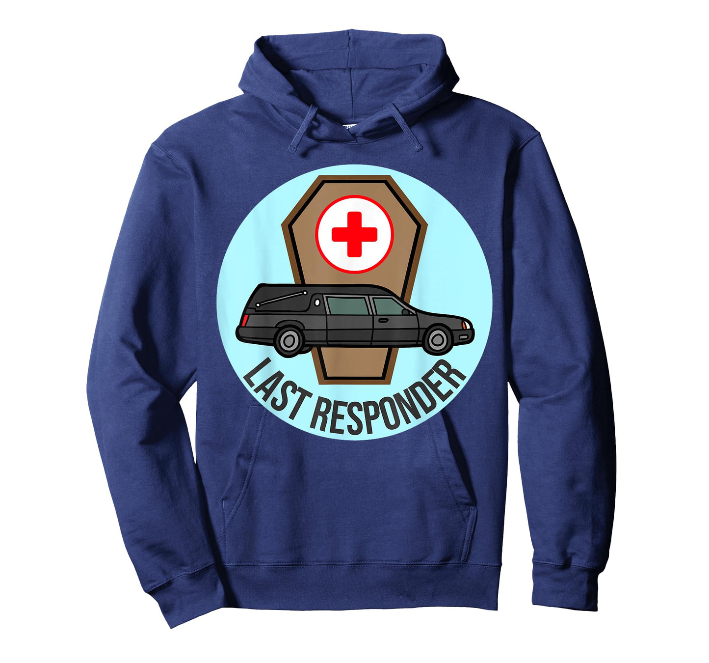Funeral Director Humor Last Responder Hearse Design Mortuary T-Shirt